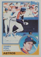 1983 Topps #39 Terry Puhl Baseball Card