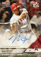 2018 Topps Now All-Star #AS-9A Mike Trout Autograph Baseball Card
