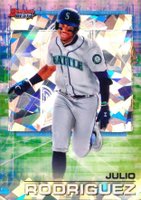 2021 Bowman's Best #49 Julio Rodriguez Atomic Refractor Baseball Card