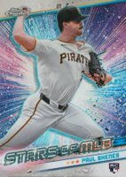 2024 Topps Stars of MLB Chrome #CSMLB64 Paul Skenes Update Baseball Card