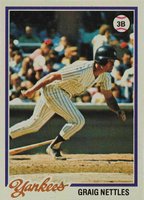 1978 Topps #250 Graig Nettles Baseball Card