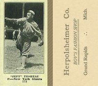 1916 Herpolsheimer Co. #173 Jeff Tesreau Baseball Card
