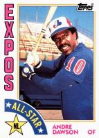 1984 Topps Tiffany #392 Andre Dawson Baseball Card