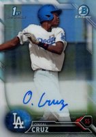 2016 Bowman Chrome Prospects Autographs #OC Oneal Cruz Refractor Baseball Card
