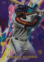 2020 Topps Inception #25 Yordan Alvarez Purple Baseball Card