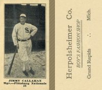 1916 Herpolsheimer Co. #26 Jimmy Callahan Baseball Card