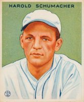 1933 Goudey #240 Harold Schumacher Baseball Card