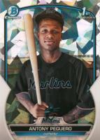 2023 Bowman Chrome Prospects #BCP62 Antony Peguero Atomic Refractor Baseball Card