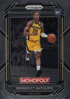 2022 Panini Prizm Monopoly #36 Bennedict Mathurin Basketball Card