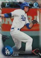 2016 Bowman Draft  #BDC67 Gavin Lux Chrome-Refractor Baseball Card