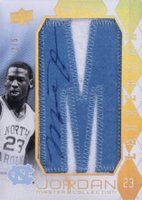2012 Upper Deck Michael Jordan Master Collection Letterman Autograph #L-MJ Michael Jordan M Basketball Card