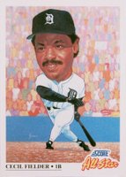 1991 Score #395 Cecil Fielder Baseball Card