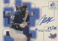 1999 SP Signature Autographs #MO Mo Vaughn Gold Baseball Card