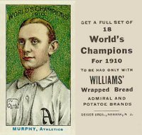 1911 Williams Baking # Danny Murphy Baseball Card