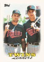 1988 Topps #609 Twins Leaders Baseball Card