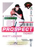 2024 Panini Prospect Edition #179 Rhett Lowder Red Baseball Card