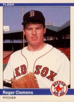 1984 Fleer Update #U-27 Roger Clemens Baseball Card