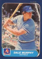 1986 Fleer #522 Dale Murphy Baseball Card