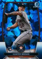 2023 Bowman Chrome Sapphire Edition #69 Hunter Brown Baseball Card