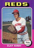 1975 Topps #423 Clay Kirby Baseball Card
