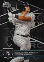 2024 Topps Chrome Black #19 Jasson Dominguez Variation Baseball Card