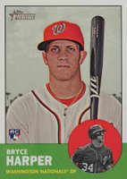 2012 Topps Heritage  #H650 Bryce Harper Baseball Card