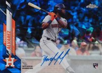2020 Topps Chrome Sapphire Edition Rookie Autographs #CSAYA Yordan Alvarez Baseball Card