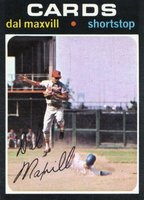 1971 Topps #476 Dal Maxvill Baseball Card