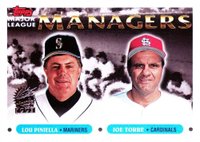 1993 Topps #512 Joe Torre/Lou Piniella Florida Marlins Inaugural Baseball Card