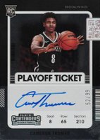 2021 Panini Contenders #127 Cameron Thomas Autograph-Playoff Basketball Card