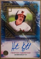 2021 Bowman Transcendent Transcendent Collection Autographs #HK Heston Kjerstad Baseball Card