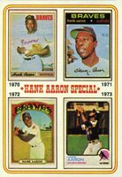 1974 Topps #6 Hank Aaron Aaron Special 1970-73 Baseball Card