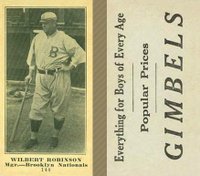 1916 Gimbels #144 Wilbert Robinson Baseball Card