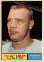1961 Topps #500 Harvey Kuenn Baseball Card
