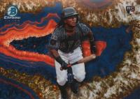 2025 Bowman Crystallized #BWC11 Luisangel Acuna Gold Baseball Card