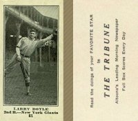1916 Altoona Tribune #51 Larry Doyle Baseball Card