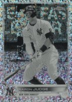 2022 Topps Chrome #99 Aaron Judge Black & White Mini Diamond Refractor Baseball Card