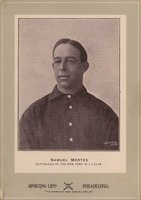 1902 Sporting Life Cabinets #446 Sam Mertes New York, NL, 1903 Baseball Card