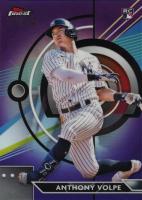 2023 Topps Finest #26 Anthony Volpe Purple Baseball Card