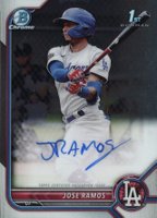 2022 Bowman Chrome Prospect Autographs #CPAJRS Jose Ramos Baseball Card