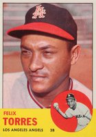 1963 Topps #482 Felix Torres Baseball Card