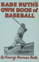 1900 Postcards & Trade # 1928 Babe Ruth's Own Book of Baseball Baseball Card