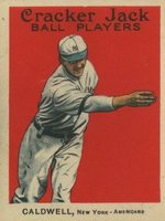 1914 Cracker Jack #129 Ray Caldwell Baseball Card