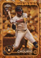 2024 Topps Gilded Collection #61 Jackson Chourio Gold Wave Baseball Card