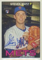 2016 Topps Heritage Real One Autographs #SMA Steven Matz Baseball Card