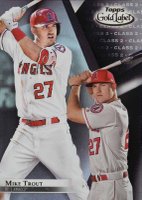 2018 Topps Gold Label  #6 Mike Trout Class 2 Baseball Card