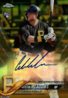 2018 Topps Chrome Rookie Autograph #RA-AUM Austin Meadows Gold Refractor Baseball Card