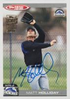 2024 Topps Archives Signature Series #76 Matt Holliday 2004 Topps Total Baseball Card