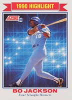 1991 Score #420 Bo Jackson Baseball Card