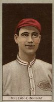 1912 Brown Backgrounds Broadleaf #122 Larry McLean Baseball Card